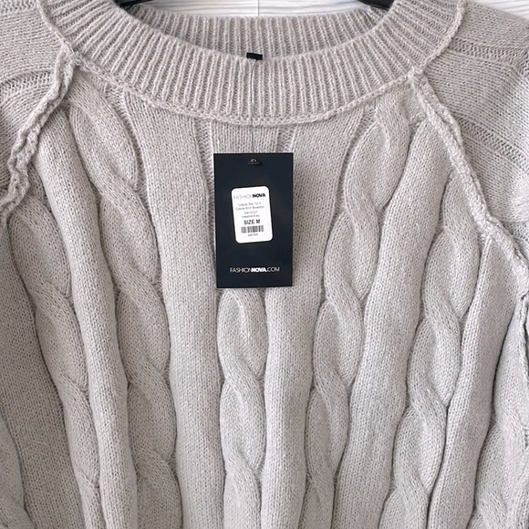 Leave Me To It Cable Knit Sweater - Picture 5 of 9